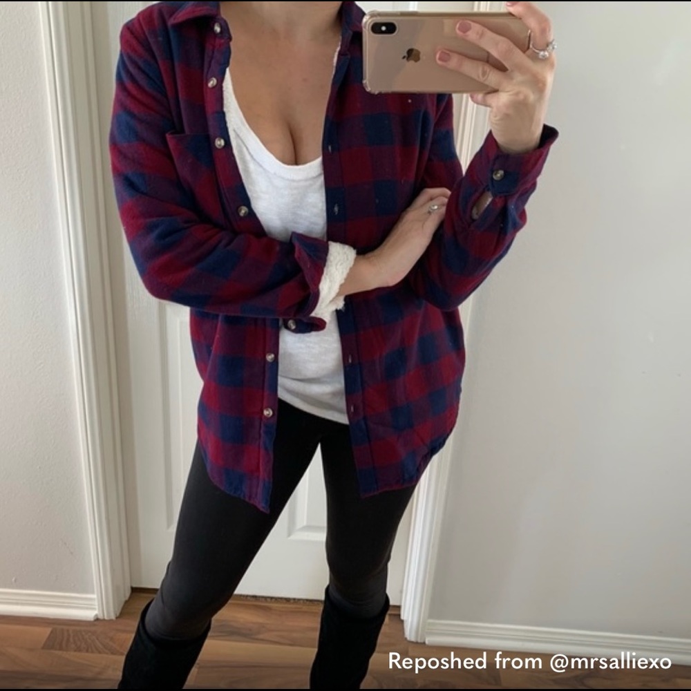 Reposh Plaid Fleece Flannel